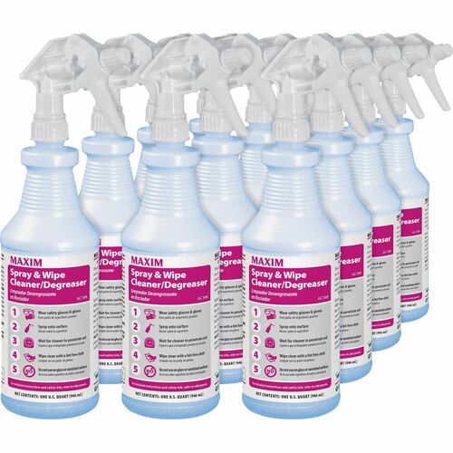 Midlab Inc  Cleaner/Degreaser,RTU,Citrus,Multipurpose,1 QT,12/CT,LGN