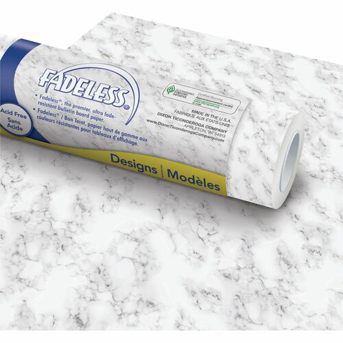 Pacon  Art Paper Roll, Fadeless, 48"x50', 50 lb, Marble