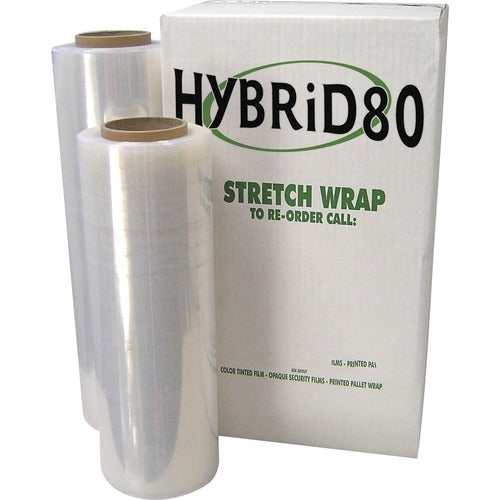 Western Plastics  Pallet Wrap,12 Micron,18"x1500',4/CT,CL