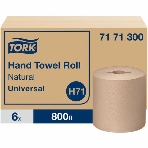 TORK  Paper Towels,Rolls,1-Ply,800',6/CT,NL
