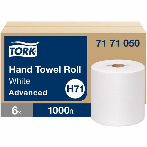 TORK  Paper Towels,f/H71 Dispensers,Rolls,1 Ply,1,000',6/CT,WE