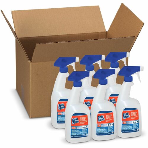 Procter & Gamble Commercial  Disinfectant,Pro,Multi-surface,Fresh Scent,32oz,6/CT,Blue