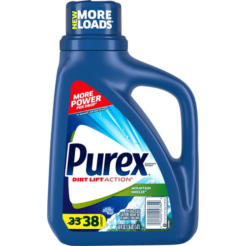 Dial Corporation  Laundry Detergent,Liquid,Purex,50oz,6/CT,Mountain Breeze