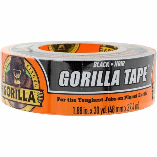 The Gorilla Glue Company  Duct Tape, Double-Thick, 1.88"x30 yards, Black-GOR105629