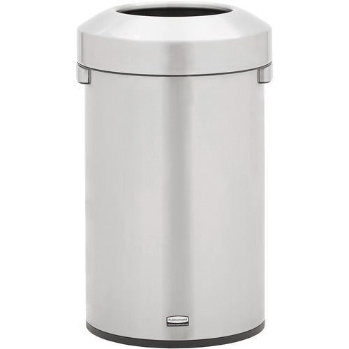 Rubbermaid Commercial Products  Trash Can,Round,Stainless Steel,16 Gal,15.9"Dia x 26.3",SR