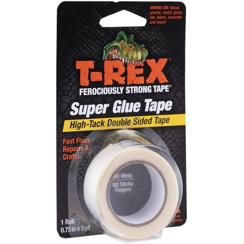 Duck Brand  Tape,SuperGlue,Double-sided,3/4"x5yards,White-DUC286853