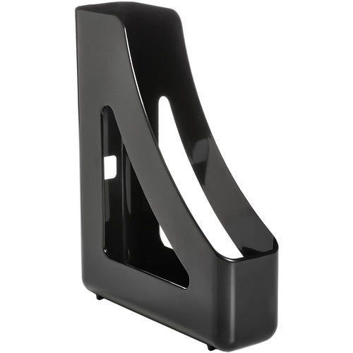 Deflecto  File Holder,Antimicrobial,Polystyrene,3.2"x9.7"x12.2",BK