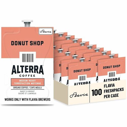 Lavazza  Alterra Coffee Freshpacks, Donut Shop Blend, 100/CT, BK
