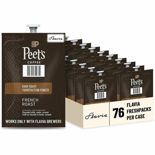 Lavazza  Coffee, Peets, French Roast, Freshpack, 76/CT, BN
