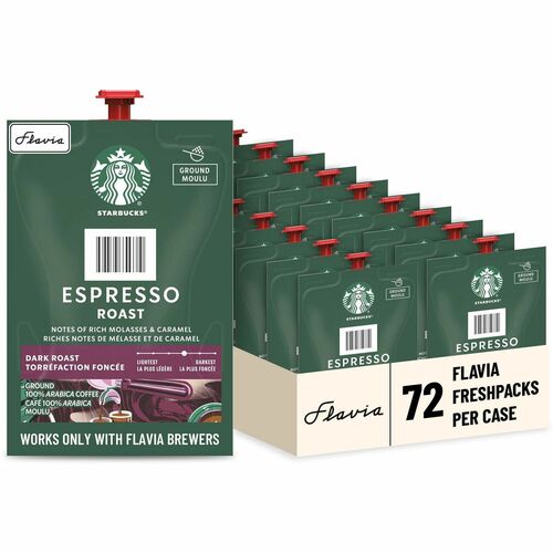 Lavazza  Coffee, Starbucks, Dark, Espresso Roast, 72/CT, BN