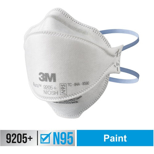 3M  Face Mask,N95 Respirator, Adult, 10/PK, White