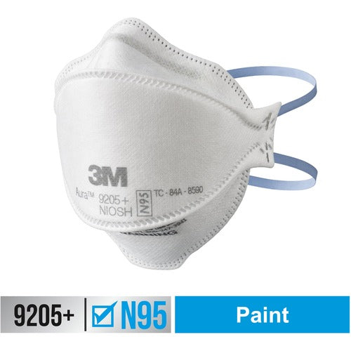 3M  Face Mask,N95 Respirator, Adult, 20/PK, White