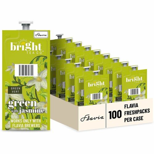 Lavazza  Tea,Green,Freshpack,w/Jasmine,0.7oz,100/CT,BN