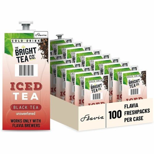 Lavazza  Tea, Bright Tea Co, Black, Unsweetened, Freshpack, 100/CT,MI