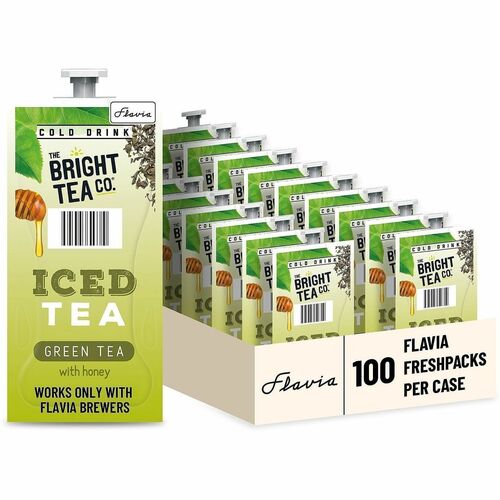 Lavazza  Tea, Bright Tea Co, Green with Honey, Freshpack, 100/CT, BK