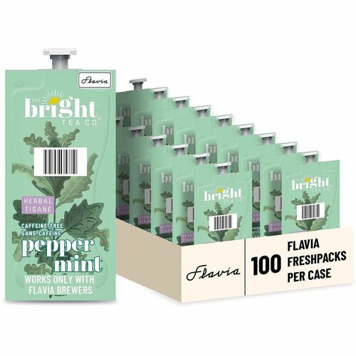 Lavazza  Tea, Bright Tea Co, Peppermint Herbal, Freshpack, 100/CT,BK