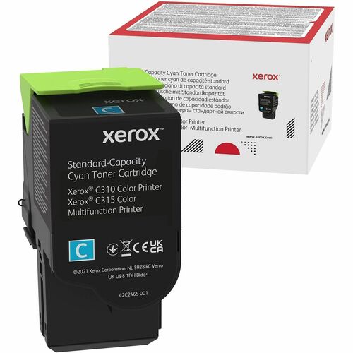 Xerox  Toner Cartridge,f/C310/C315,2000 Pg Yld,Cyan