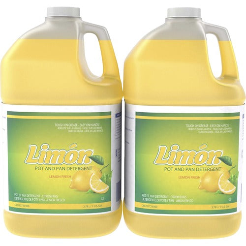 Diversey Care  Detergent,f/Pots/Pans,Manual,Lemon,Concentrated,2/CT,YW-DVOCBD95729360