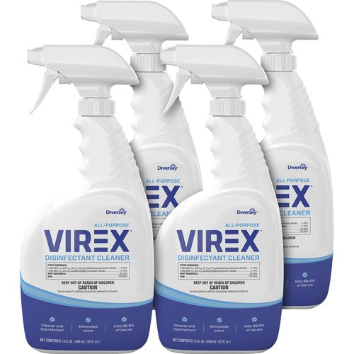 Diversey Care  Disinf Cleaner,Quat,RTU,Capped Spray Bottle,32oz,4/CT,CL-DVOCBD540540