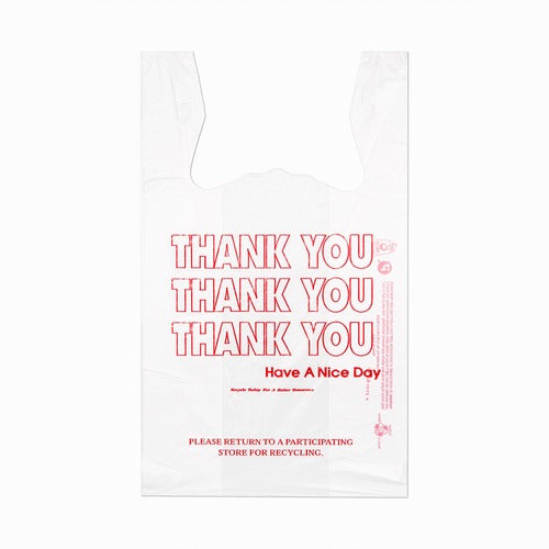 Inteplast Group - IBS Division  Shopping Bags,"Thank You",11-1/2"x6-1/2"x21",900/CT,WE