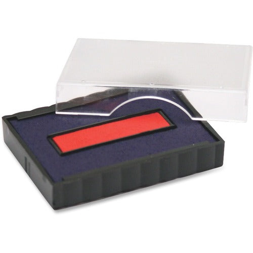 Trodat USA  Replacement Pad, f/E4754/E4752 Date Stamp, Blue/Red