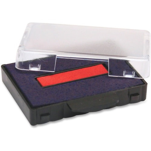 Trodat USA  Replacement Ink Pad, f/T5444, 10000 Impressions,Blue/Red