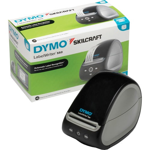 SKILCRAFT  Labelmaker,USB Connectn,Thermal Printing,62 Labels P/M, BK