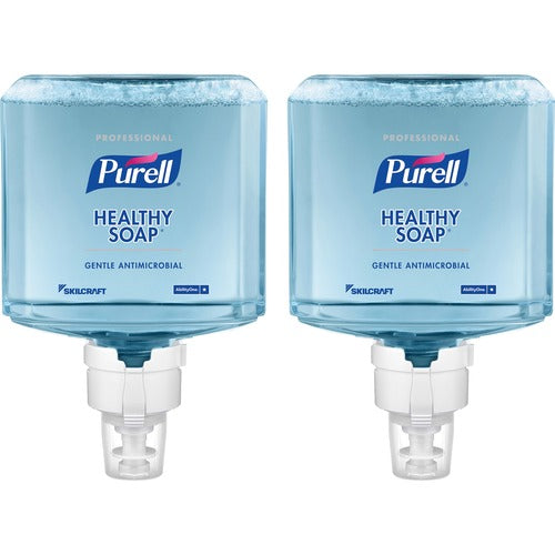 SKILCRAFT  Soap Refill,Foam,Antibacterial,f/ES8 Disp,1200 ml,2/BX,BE