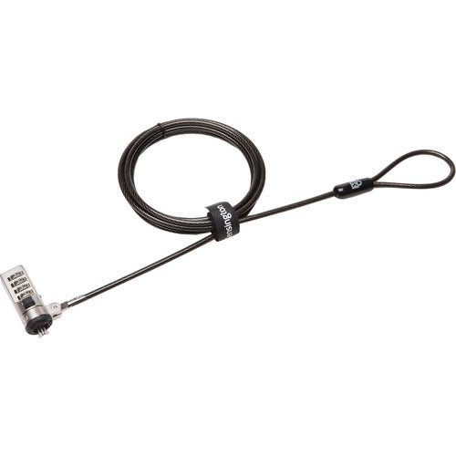SKILCRAFT  Combination Lock,4-Number,f/Laptop/Tablet,6'Cable,Black