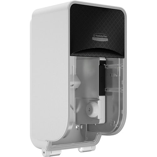 Kimberly-Clark Professional  Dispenser,w/Faceplate,f/2 Coreless Rolls,Vertical,BK Mosaic