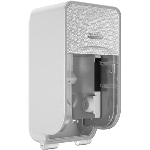 Kimberly-Clark Professional  Dispenser,w/Faceplate,f/2 Coreless Rolls,Vertical,SR Mosaic