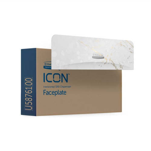 Kimberly-Clark Professional  Faceplate,f/2-RollTissueHorzDisp,12"x1.5"x3.56",CY Blossom