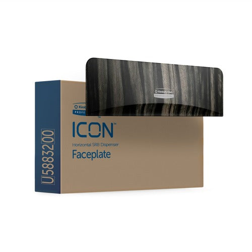Kimberly-Clark Professional  Faceplate,f/2-RollTissueHorzDisp,12"x1.5"x3.56",EY Woodgrain