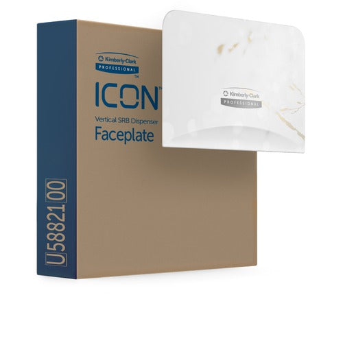 Kimberly-Clark Professional  Faceplate,f/2-RollTissueVertDisp,6"x1.5"x4.25",CY Blossom