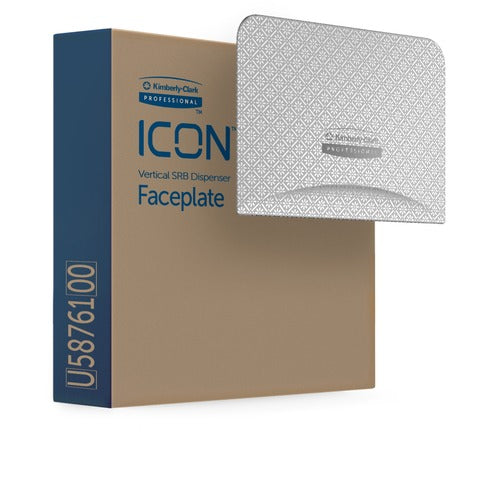 Kimberly-Clark Professional  Faceplate,f/2-RollTissueVertDisp,6"x1.5"x4.25",SR Mosaic