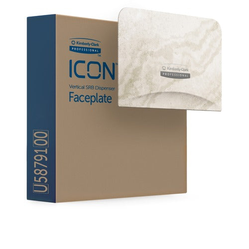 Kimberly-Clark Professional  Faceplate,f/2-RollTissueVertDisp,6"x1.5"x4.25",Warm Marble