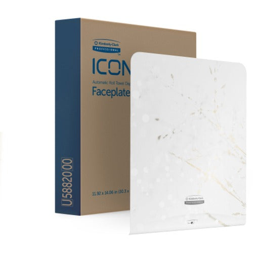 Kimberly-Clark Professional  Faceplate,f/Auto HardTowel Disp,12"x1.5"X15",CY Blossom