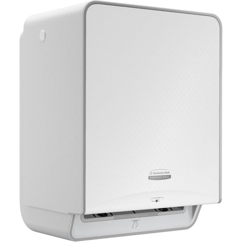 Kimberly-Clark Professional  Dispenser,w/Faceplate,Auto,f/Roll Towels,White Mosaic