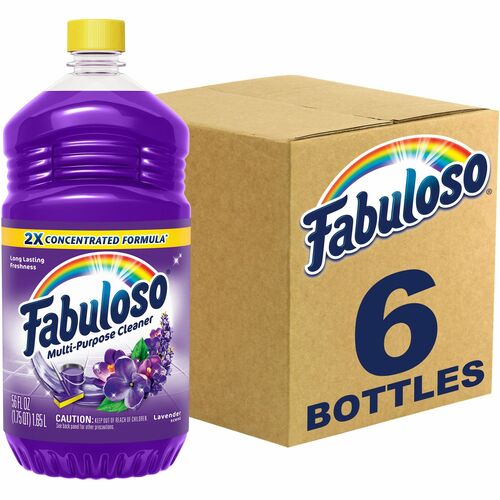 Colgate-Palmolive Company  Cleaner, Multipurpose Lavender Scent, 56 fl oz, 6/CT, Purple