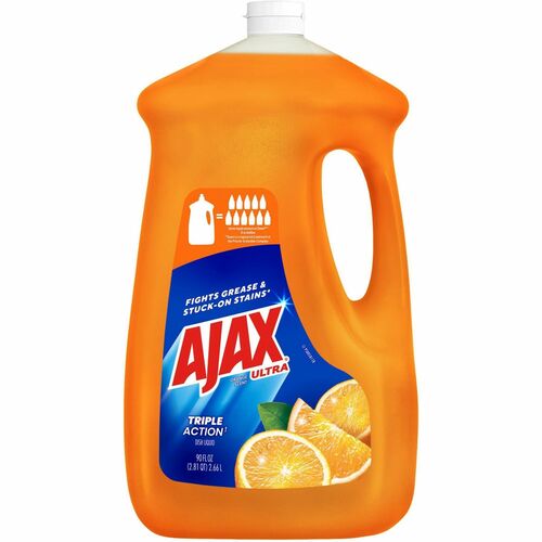 Colgate-Palmolive Company  Liquid Dish Detergent, Triple Action, 90 fl. oz, Orange