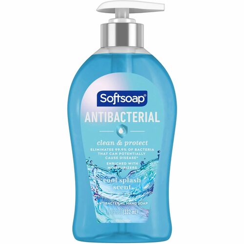 Colgate-Palmolive Company  Hand Soap, Antibacterial, Clean&Protect, 11.25oz, Blue