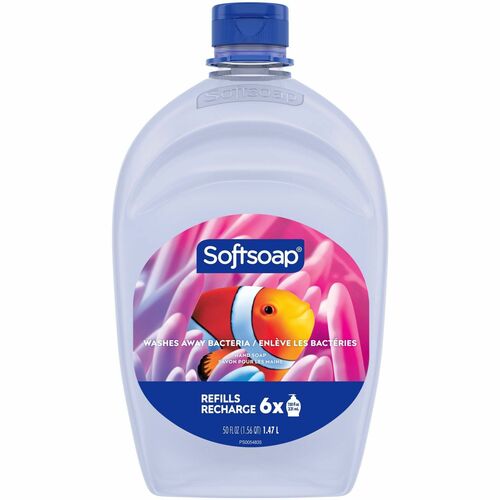 Colgate-Palmolive Company  Hand Soap, Liquid, Aquarium Design, 50 oz/1.47, Clear
