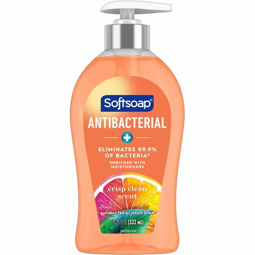 Colgate-Palmolive Company  Hand Soap, Liquid, Crisp Clean, Antibac, 11.25 fl oz, Orange