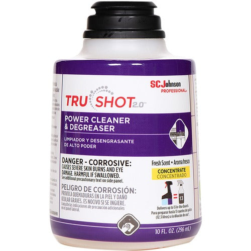 S.C. JOHNSON & SON, INC  Cleaner/Degreaser,TruShot 2.0,Conc,10oz,4/CT,Clear