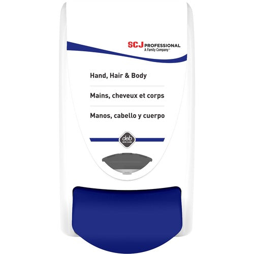 S.C. JOHNSON & SON, INC  Dispenser,Manual,f/Hand/Hair/Body Wash,1 L Cap,White/Blue
