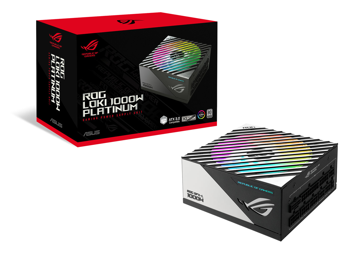 ASUS ROG -LOKI-1000P-SFX-L-GAMING power supply unit 1000 W 20+4 pin ATX ATX Multicolor