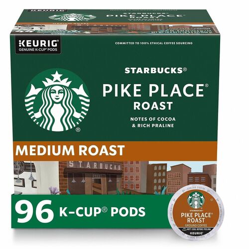 Starbucks  Coffee,Pike Place,K-Cup,24/BX,4BX/CT