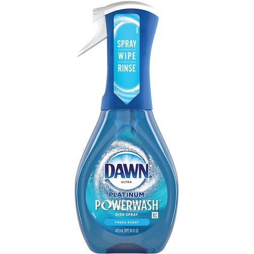 Procter & Gamble Commercial  Dish Soap,Spray,3CleaningBoosters,Fresh Scent,1 Bottle,Blue
