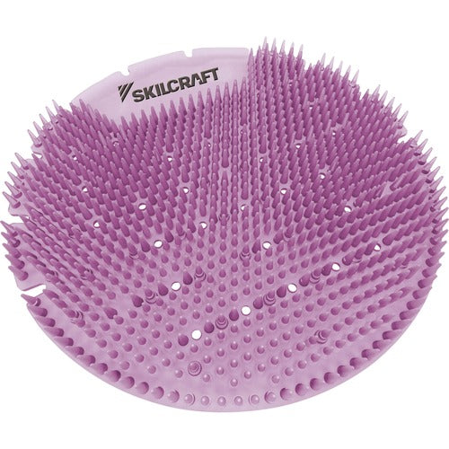 SKILCRAFT  Urinal Screen,Deodorizer,7-1/4"DIAx1/4"H,Lavender,6/BX,PE