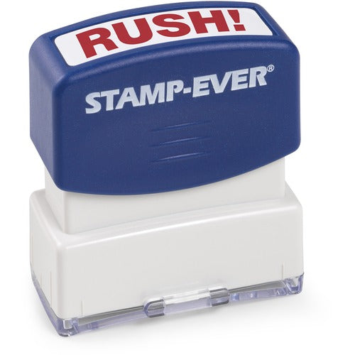 Trodat USA  Stamp,Pre-Inked,"Rush!",1-11/16"x9/16"Impression,Red